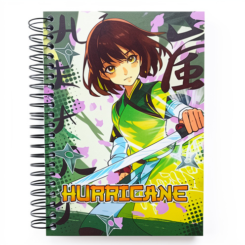 CADERNO ESPIRAL A5 - HURRACANE 200 FOLHAS - MÁXIMA