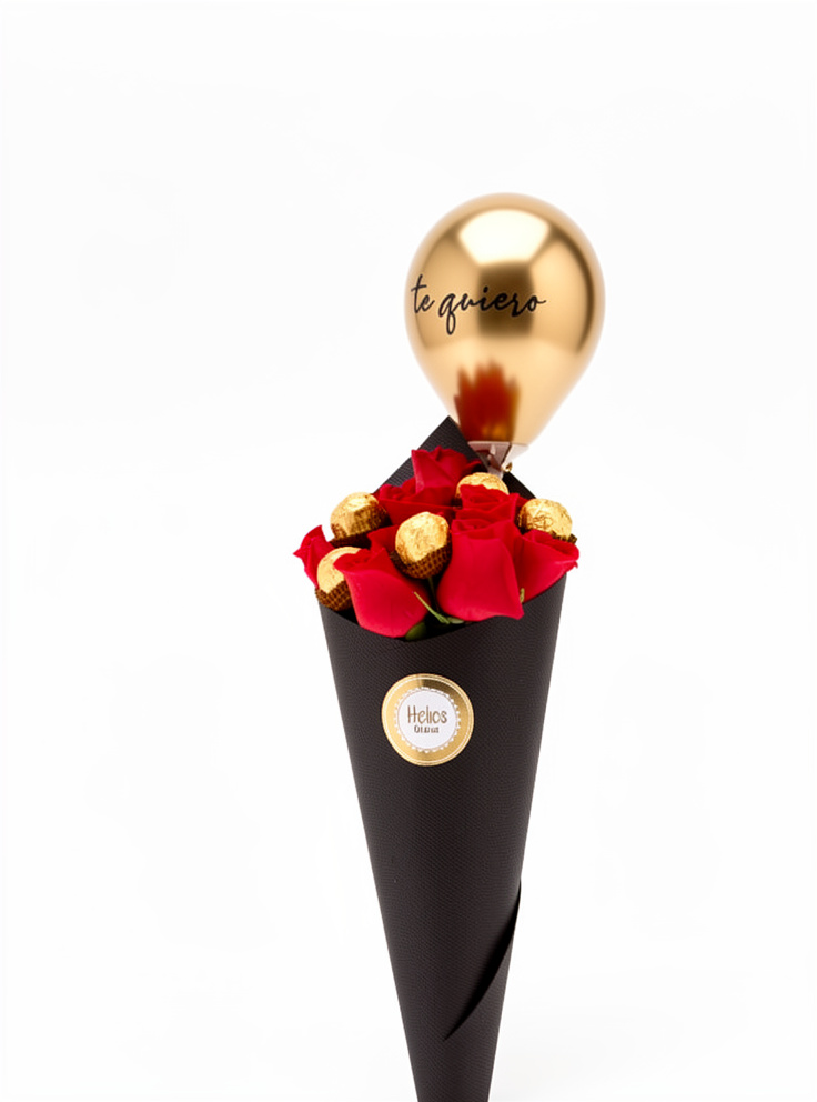 Cono de rosas