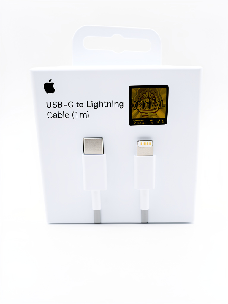 Cable iPhone sello amarillo