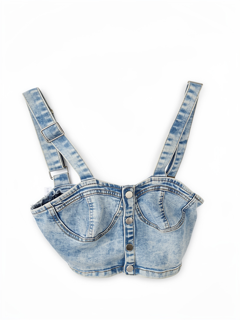 TOP JEANS B2U BOTONES ADELANTE S