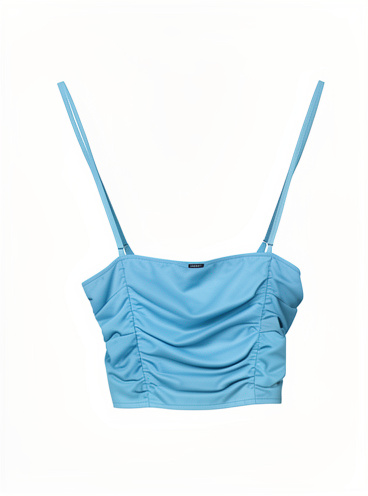 BLUSA AZUL CELESTE DE TIRAS AMBIANCE