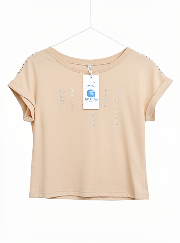 BLUSA BEIG ARENA AZUL