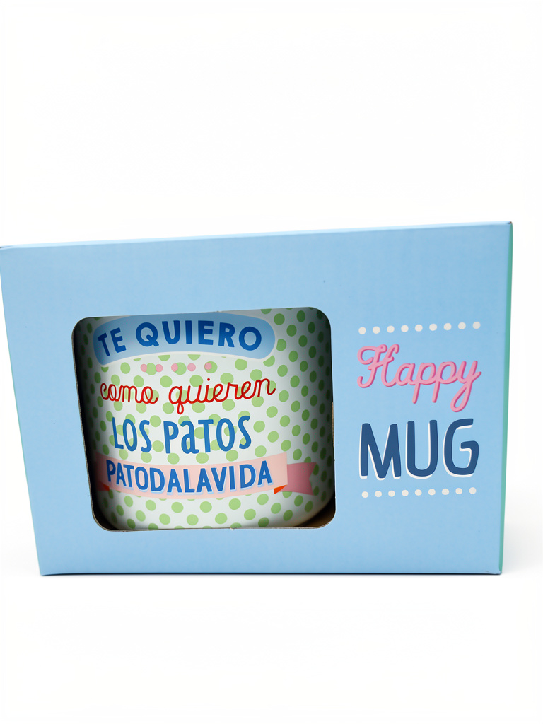 Taza te quiero como quieren los patos