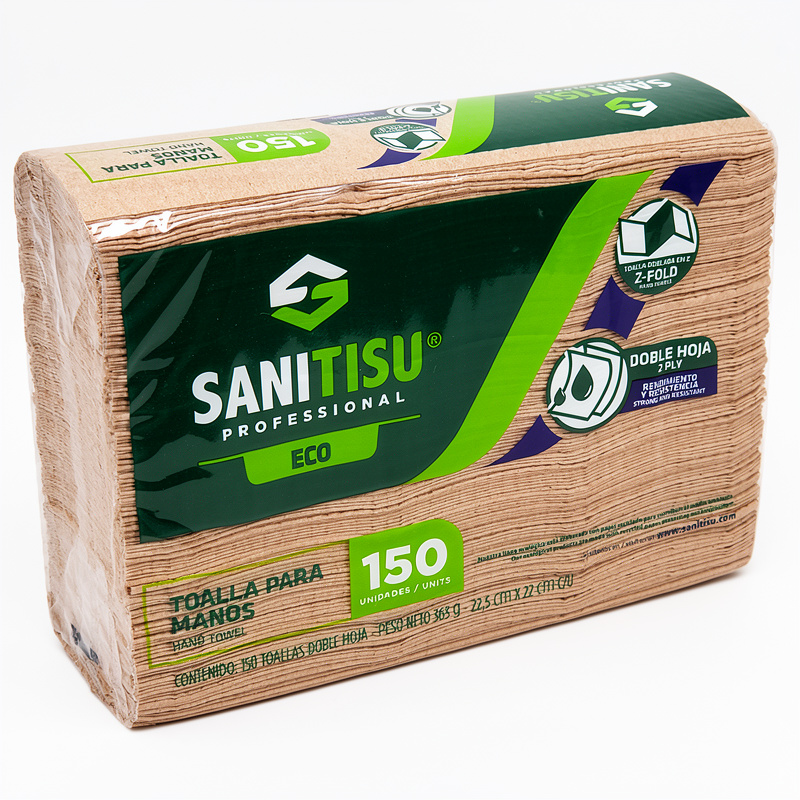 Toalla Manos Sani tisu Marron