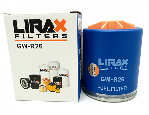 FILTRO  GW-R26 LIRAX TRAMPA AGUA  33421 WIX MS-R26 MILLARD  CARGO 815