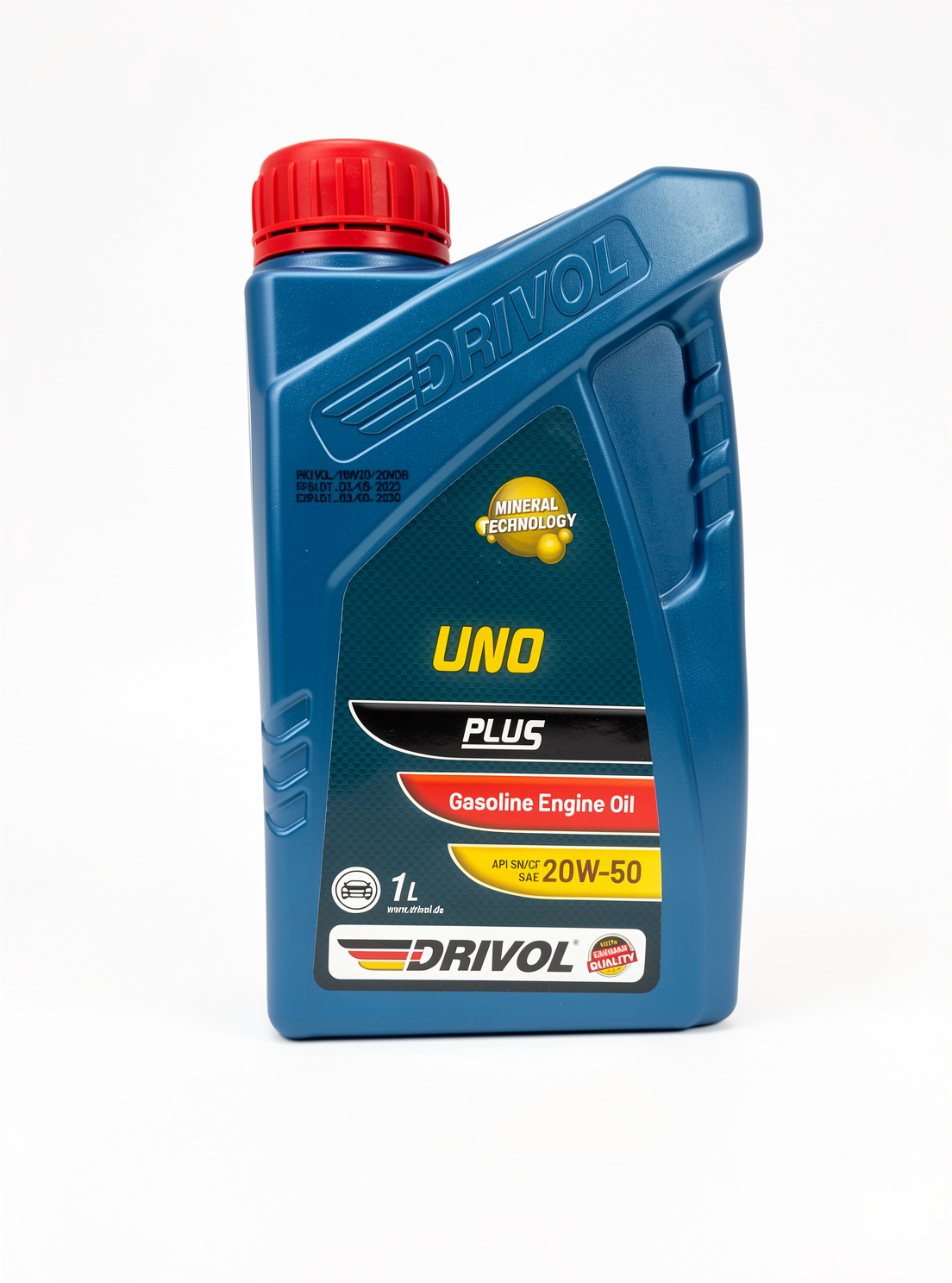 ACEITE UNO PLUS SAE 20W50 API SN/CF DRIVOL X LT MINERAL