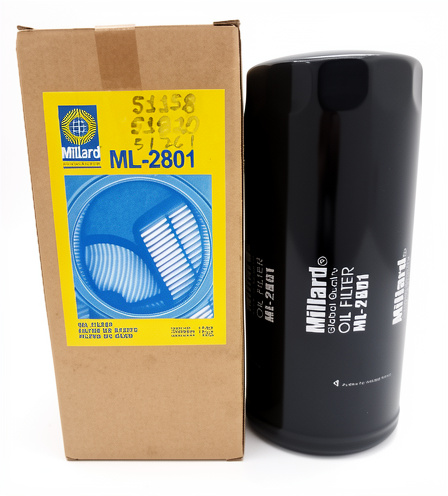 FILTRO ACEITE ML-2801 MILLARD AF-2801 AKSU 51820 WIX MASSEY FERGUSON VOLVO