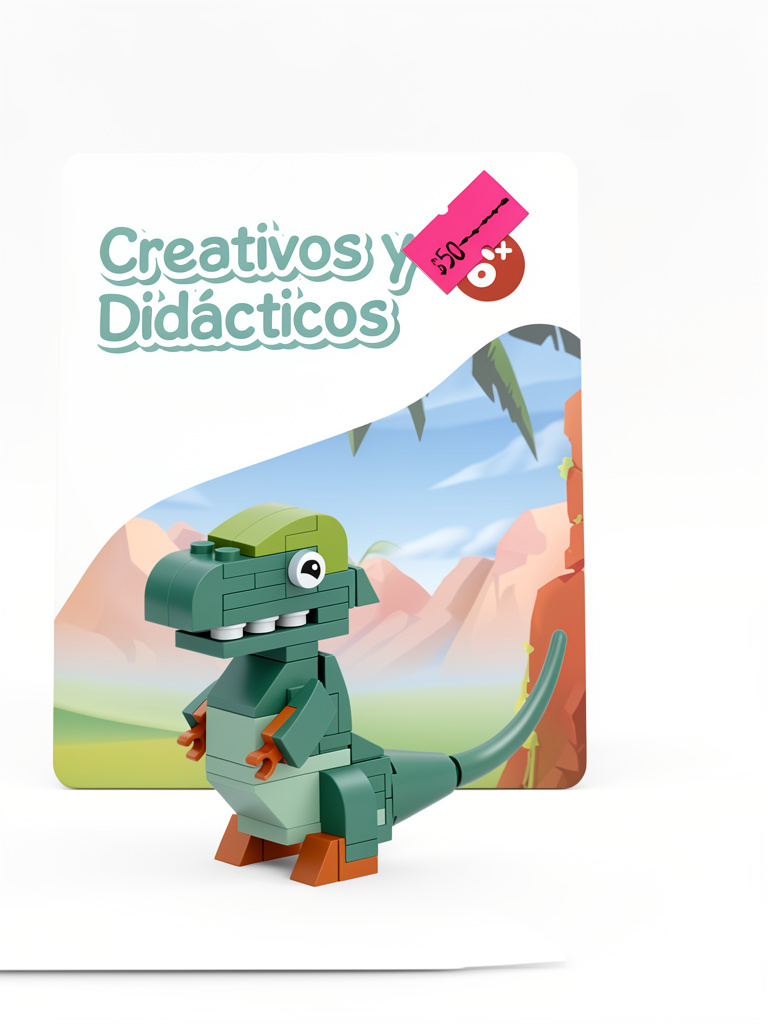 Creativos y didácticos/lego dinosaurios/armar