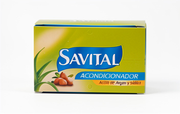 ACONDICIONADOR  SAVITAL ACEITE DE ARGAN Y SÁBILA SOBRE CAJA *20UN 22ML