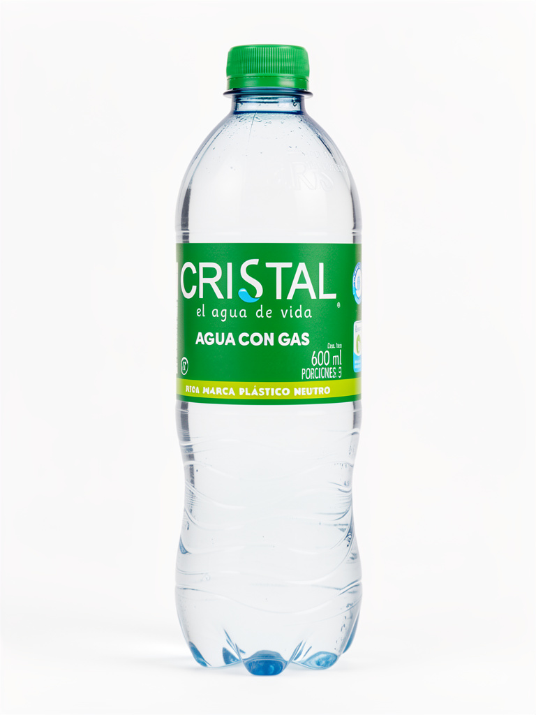 AGUA CRISTAL GAS 600 X 24