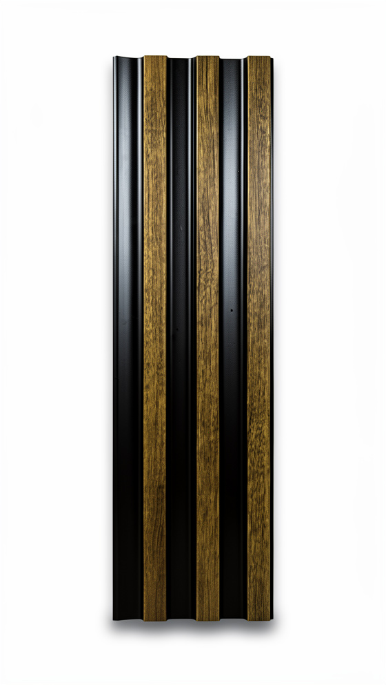 WPC MADERA OSCURA FONDO NEGRO 2.70 X 0.16 X UND