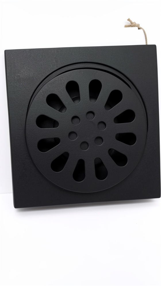 REJILLA NEGRO MATE 10X10 COD: 701702
