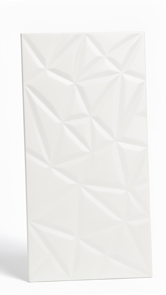 CERAMICA BLANCO GEOMETRICO DIAMANTE 30X60