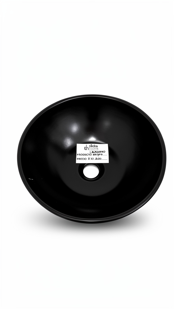 LAVAMANO SABINA NEGRO MATE SOBREPONER 35X35