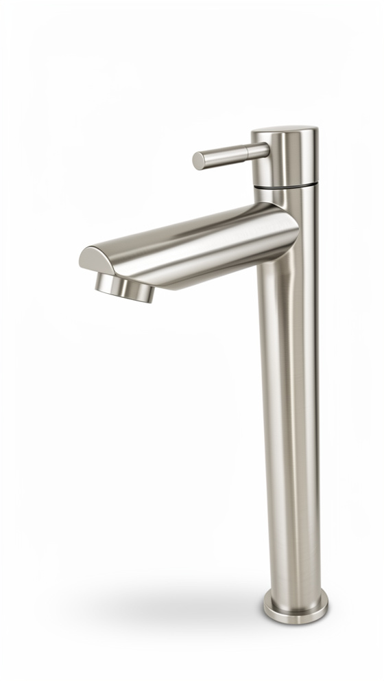 LLAVE RIO ALTA SATINADA (LAVAMANO)  COD: 16168006