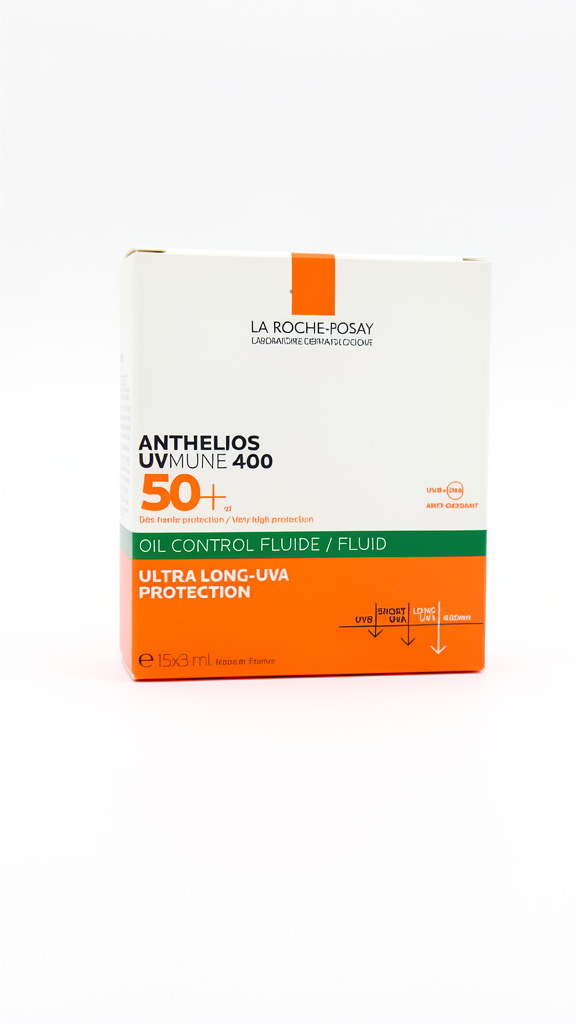 Caja Anthelios Oil control fluido 15x3ml mini La Roche-Posay