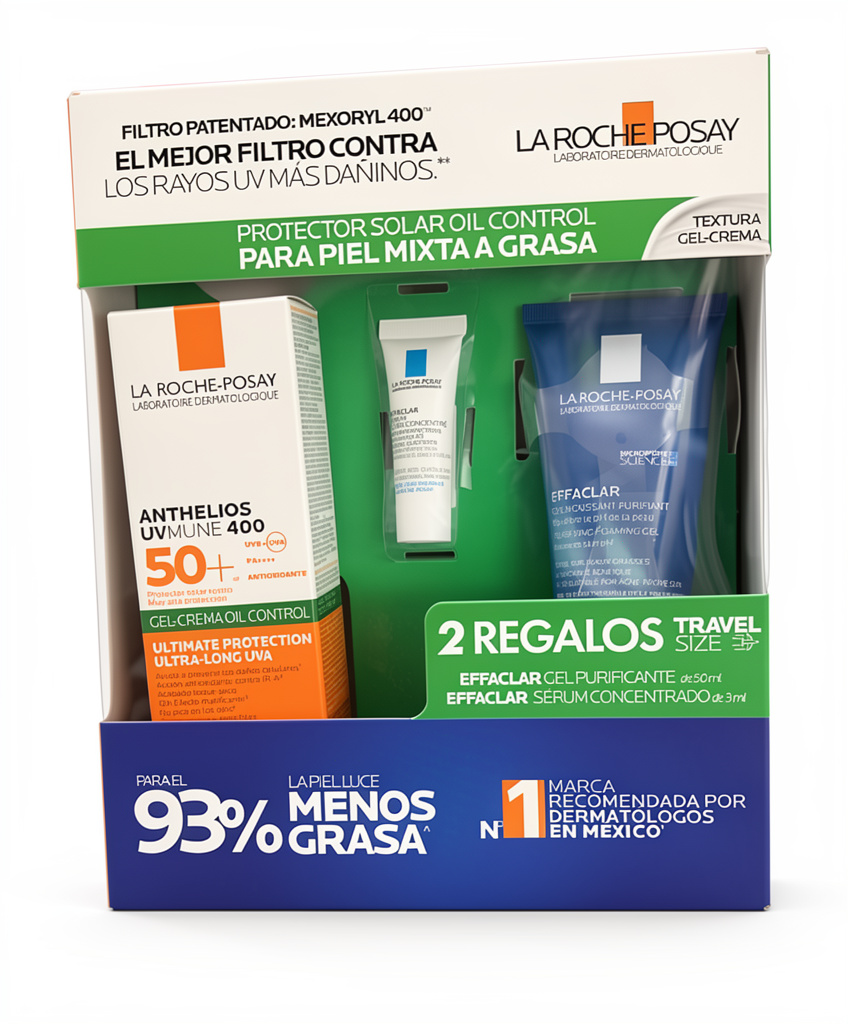 Estuche Anthelios Gel Crema con Limpiador