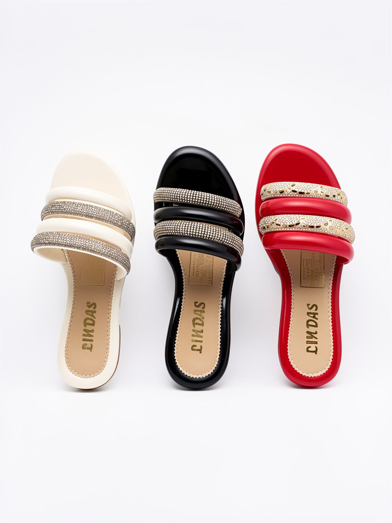 Sandalia Glam Strass