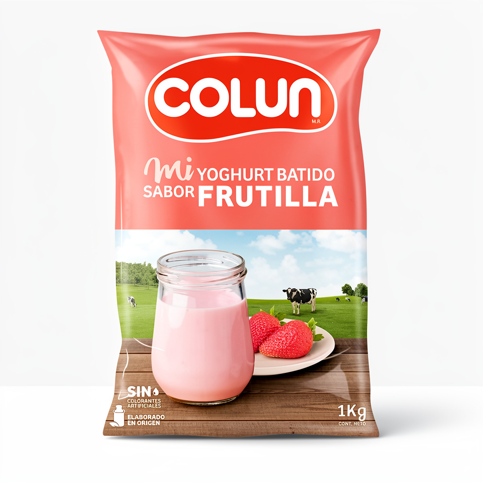 YOGURTH FRUTILLA 1 KG COLUN