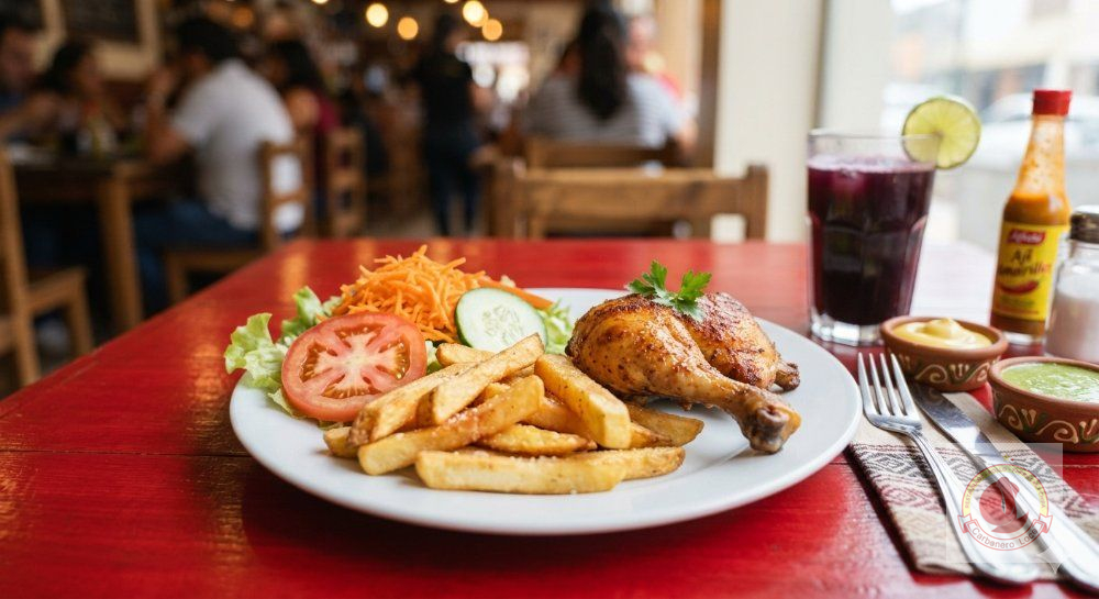 1/4 pollo brasa