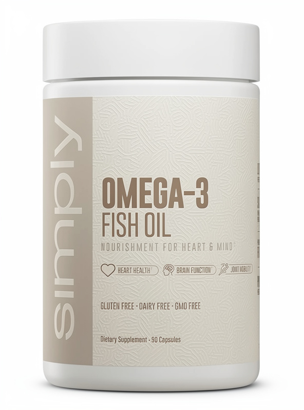OMEGA-3 FISH OIL 90 CAPS SIMPLY