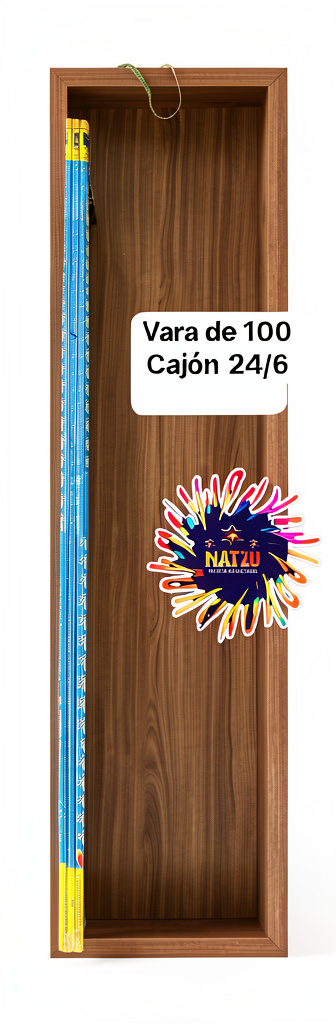 Varas de 100 cajón 24/6