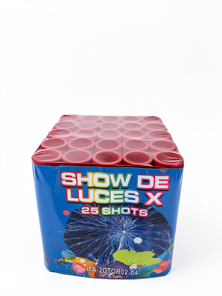 25 tiros show de luces x 12 unid