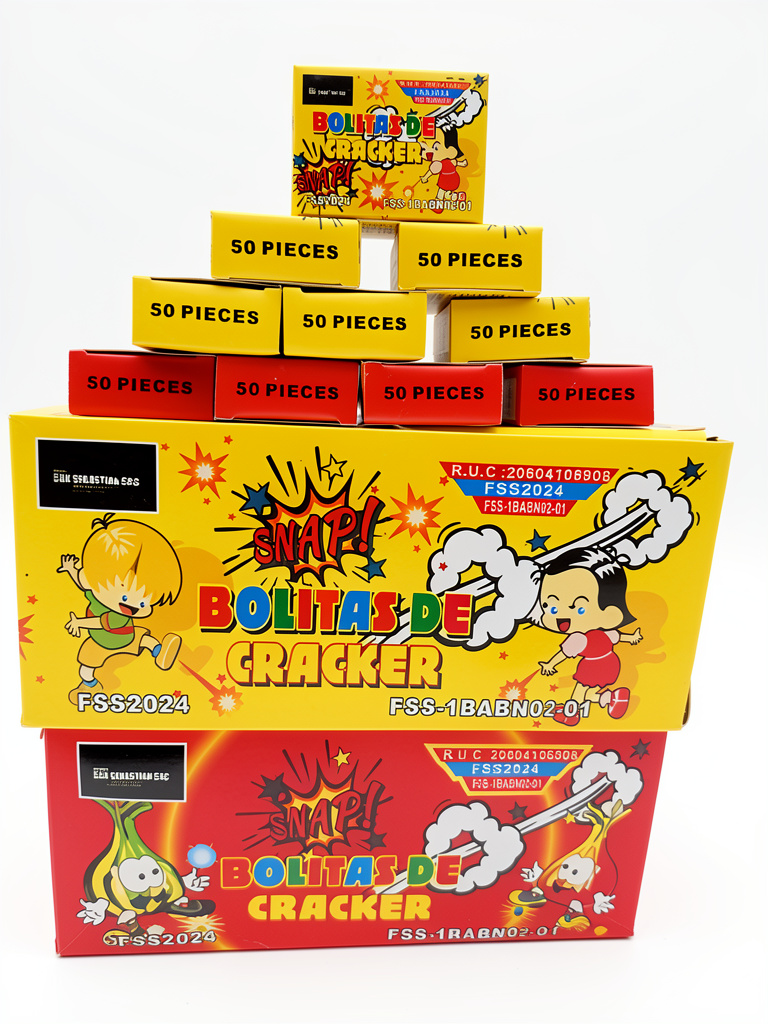 Bolitas cracker tronadores 12/50/50