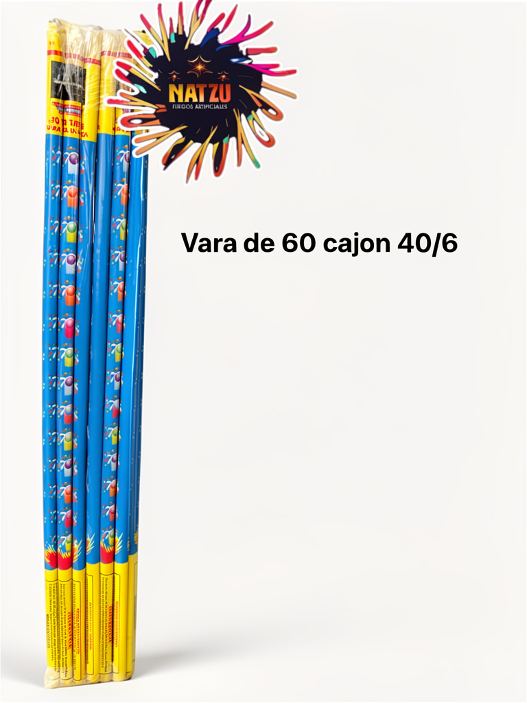 Varas de 60  40/6