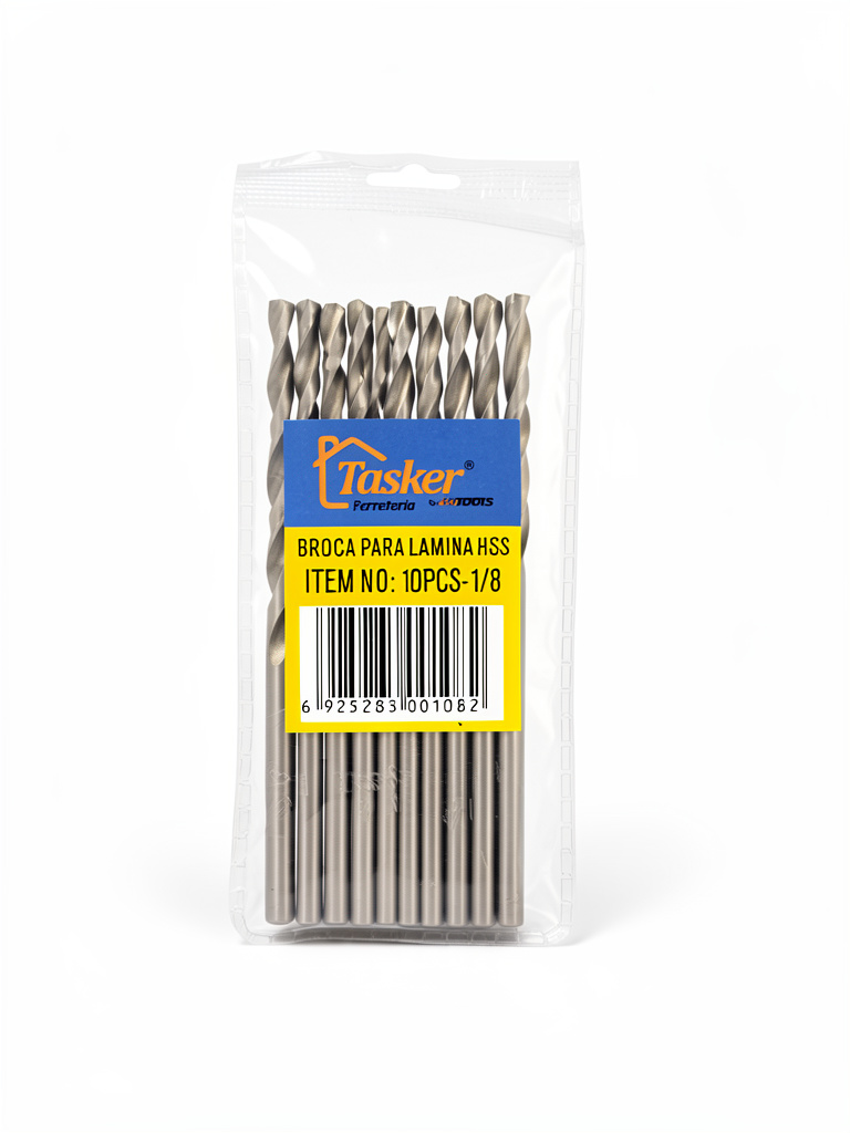 Tasker broca para lamina HSS 1/8