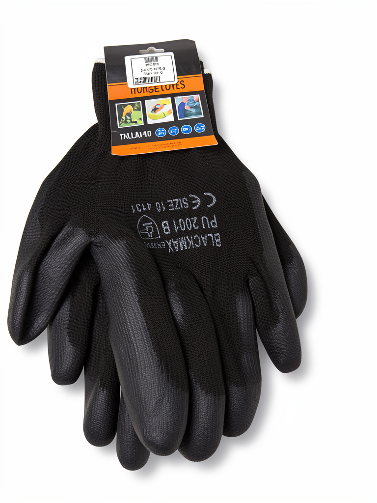 guantes negros nitrilo angel 1059
