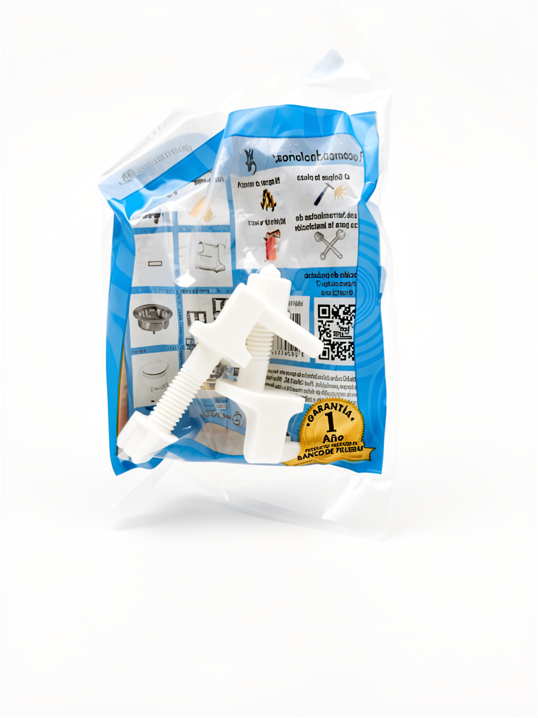 Tornillo plastico blanco