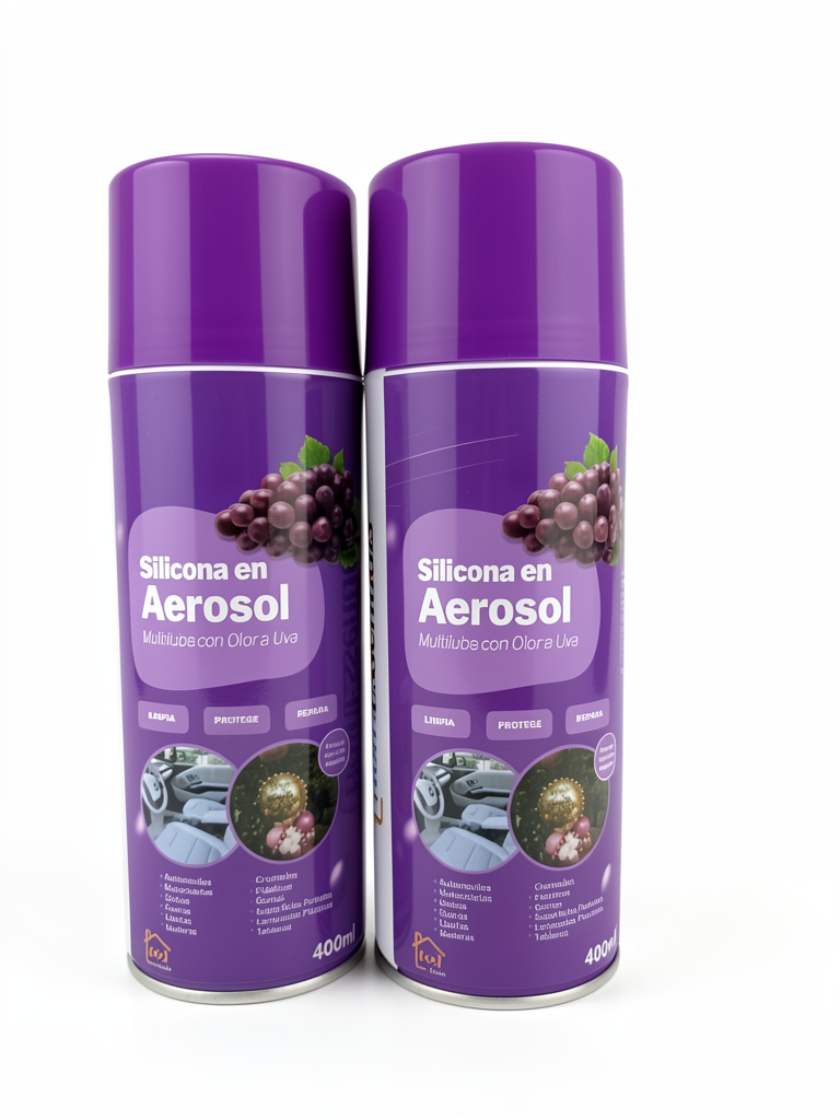 Silicona en aerosol lila 400ml