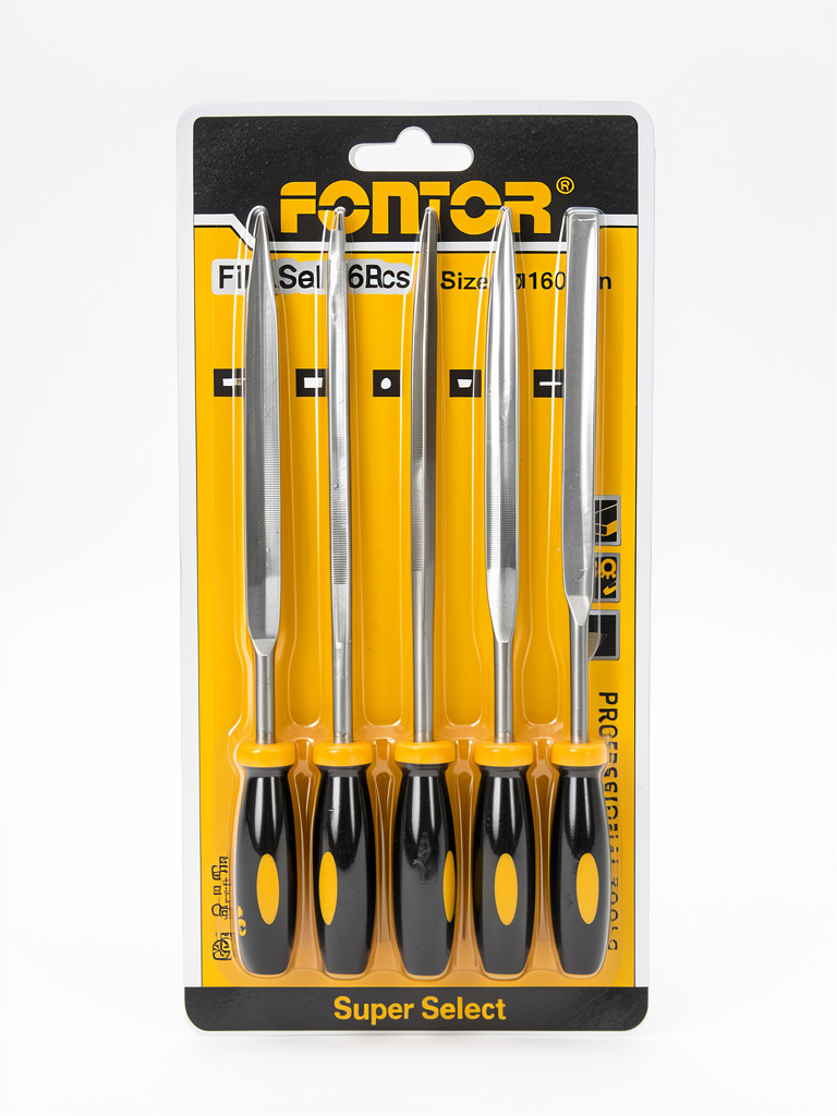 FONTOR limas aguja 6 pzas