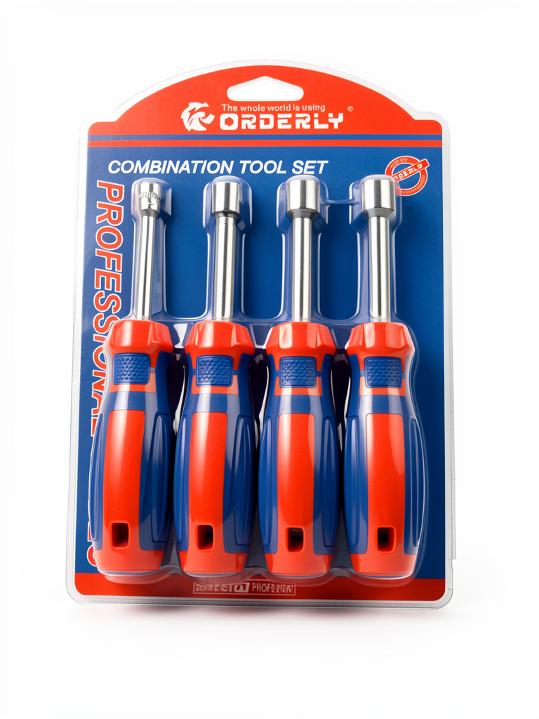 set destornilladores azul rojo