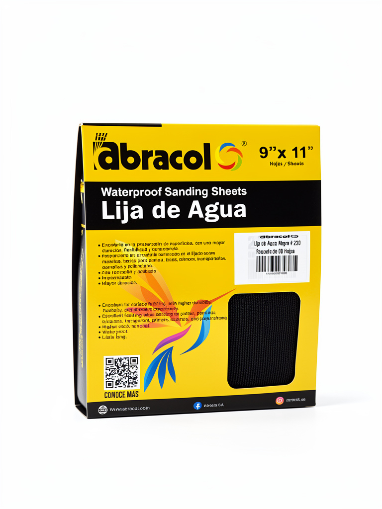 Abracol Lija Negra 360