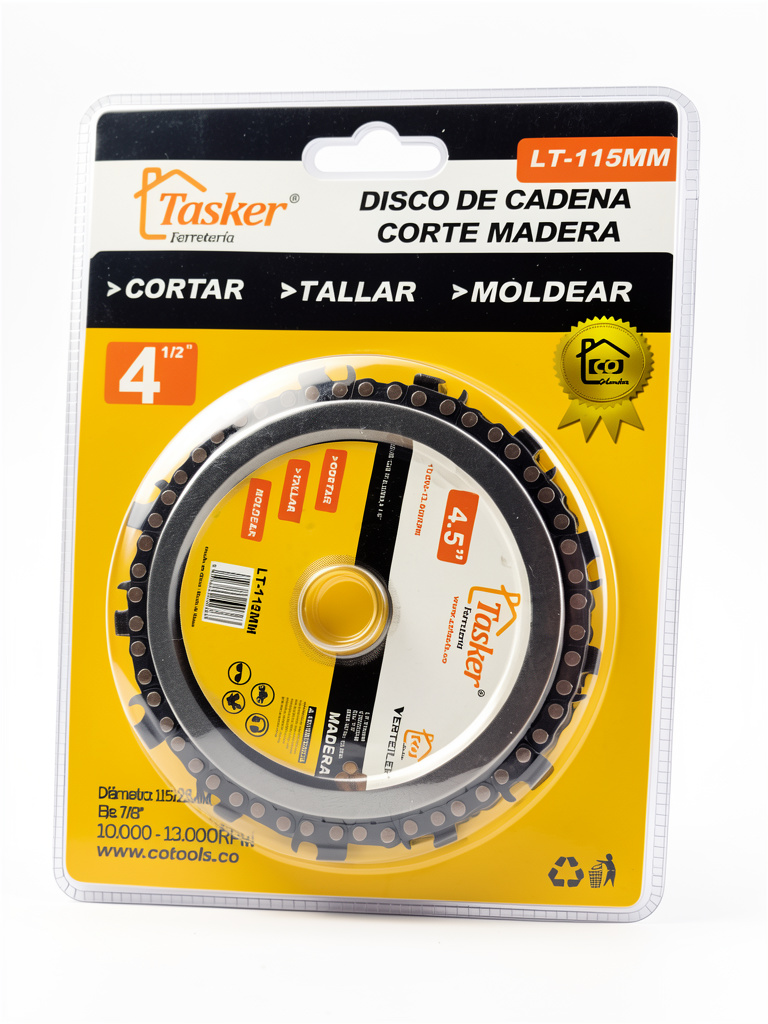 Tasker disco de cadena 4.5"
