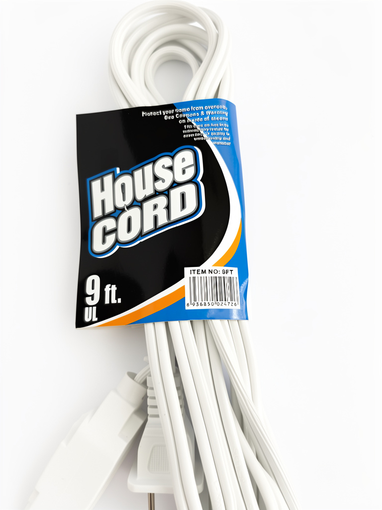 Estension Cord blanco 9ft