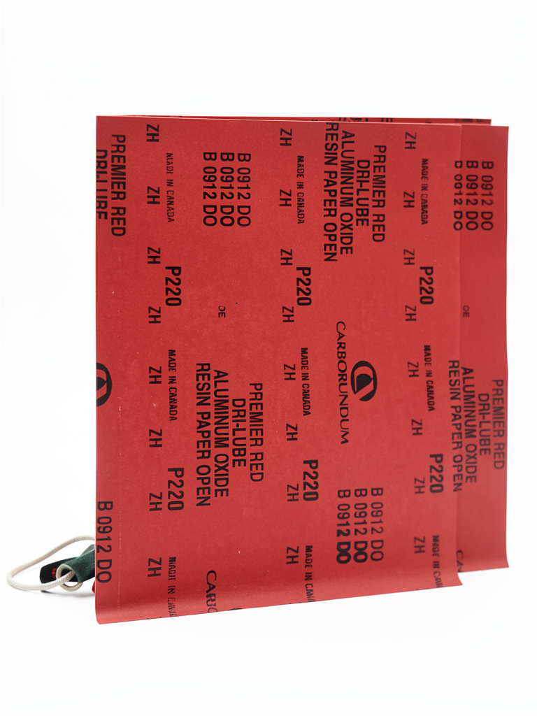 Carborundum rojo lija P220