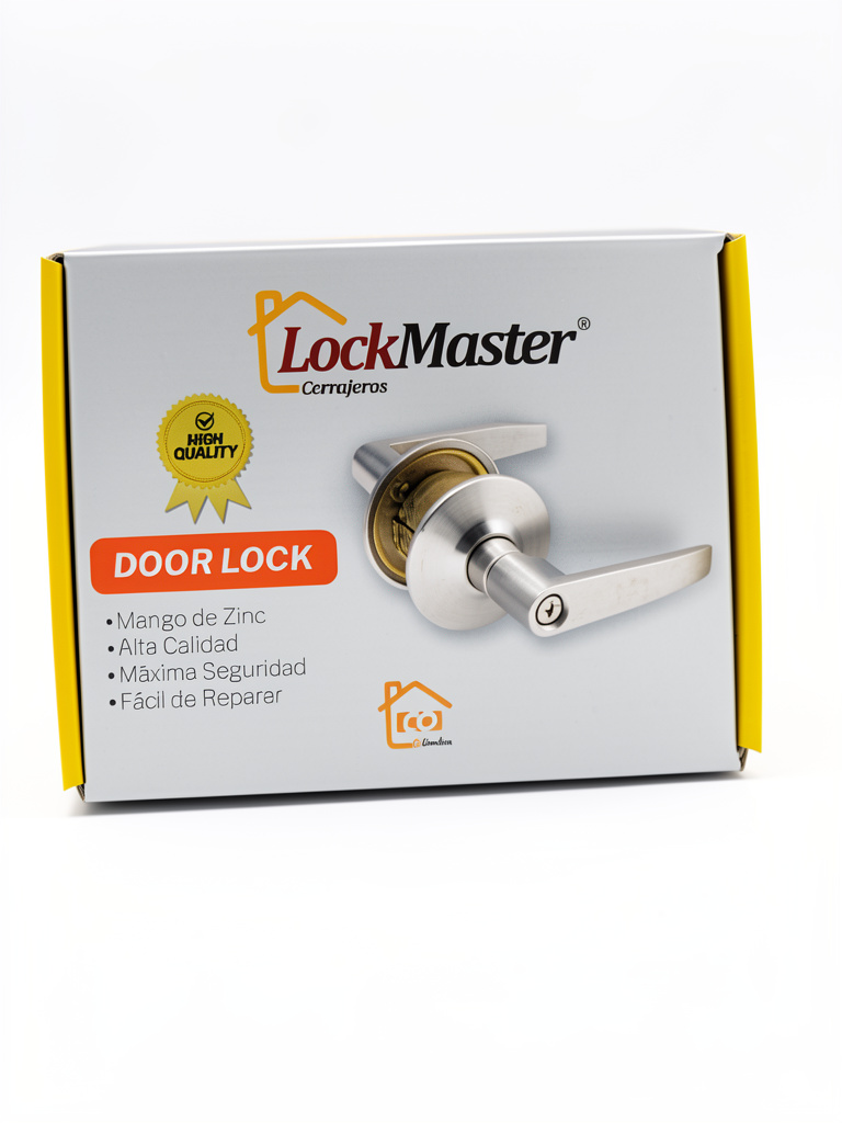 LockMaster cerradura plateada