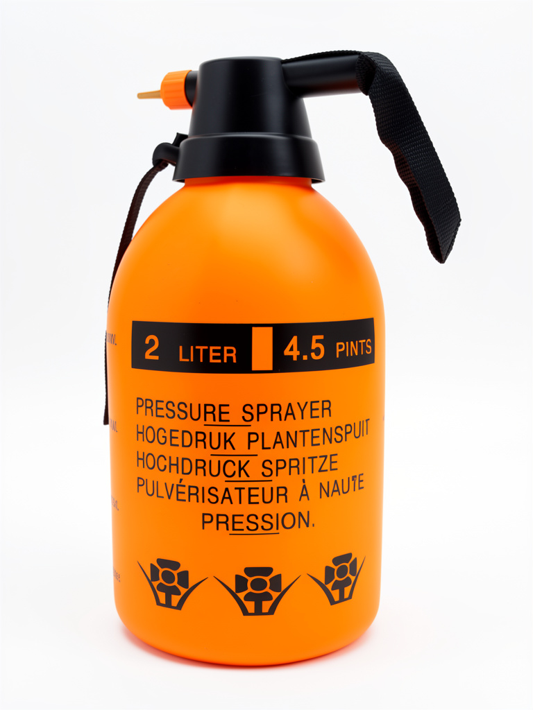 Aspersor de presion 2L naranja