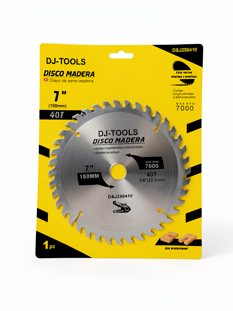 DJ-TOOLS disco madera 7/40T