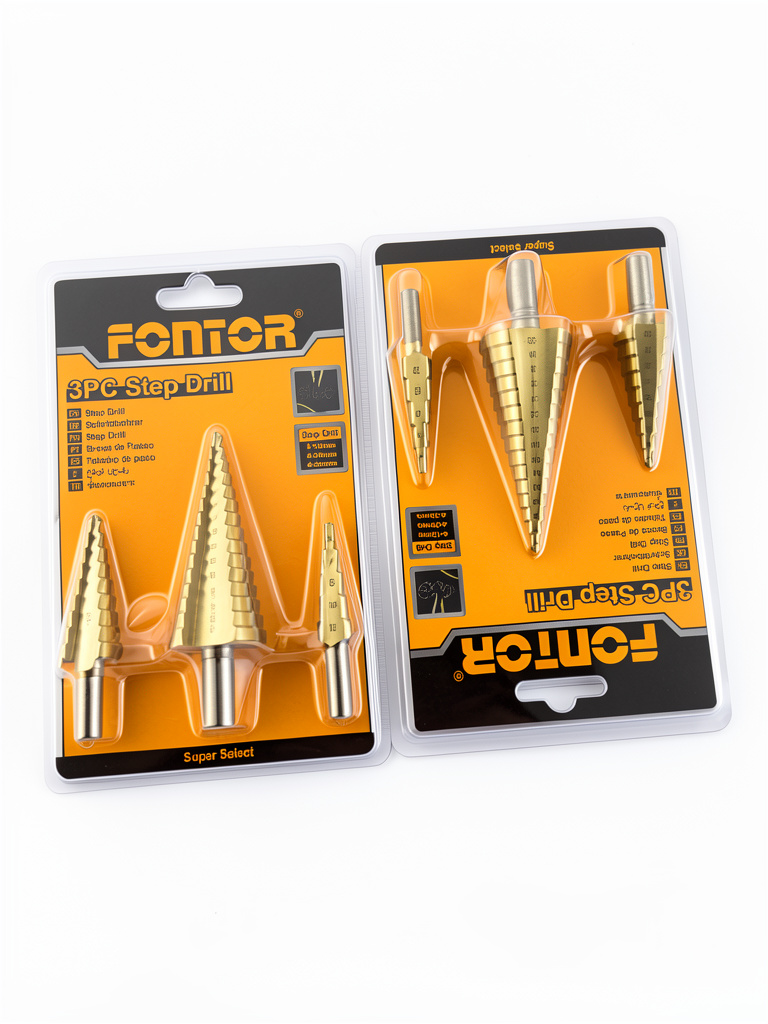 FONTOR brocas escalonadas 3 piezas