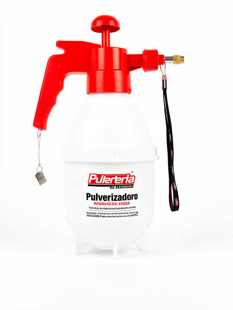 Pulverizador rojo manual