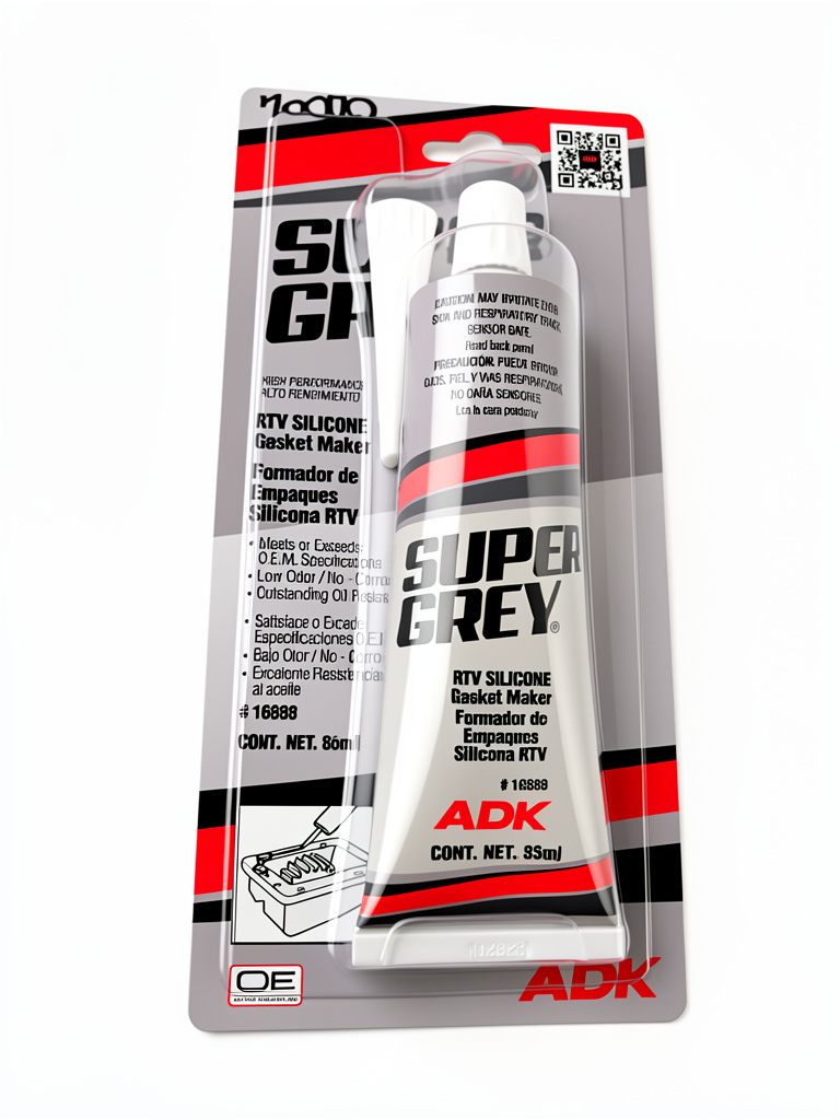 Super Grey ADK silicona RTV