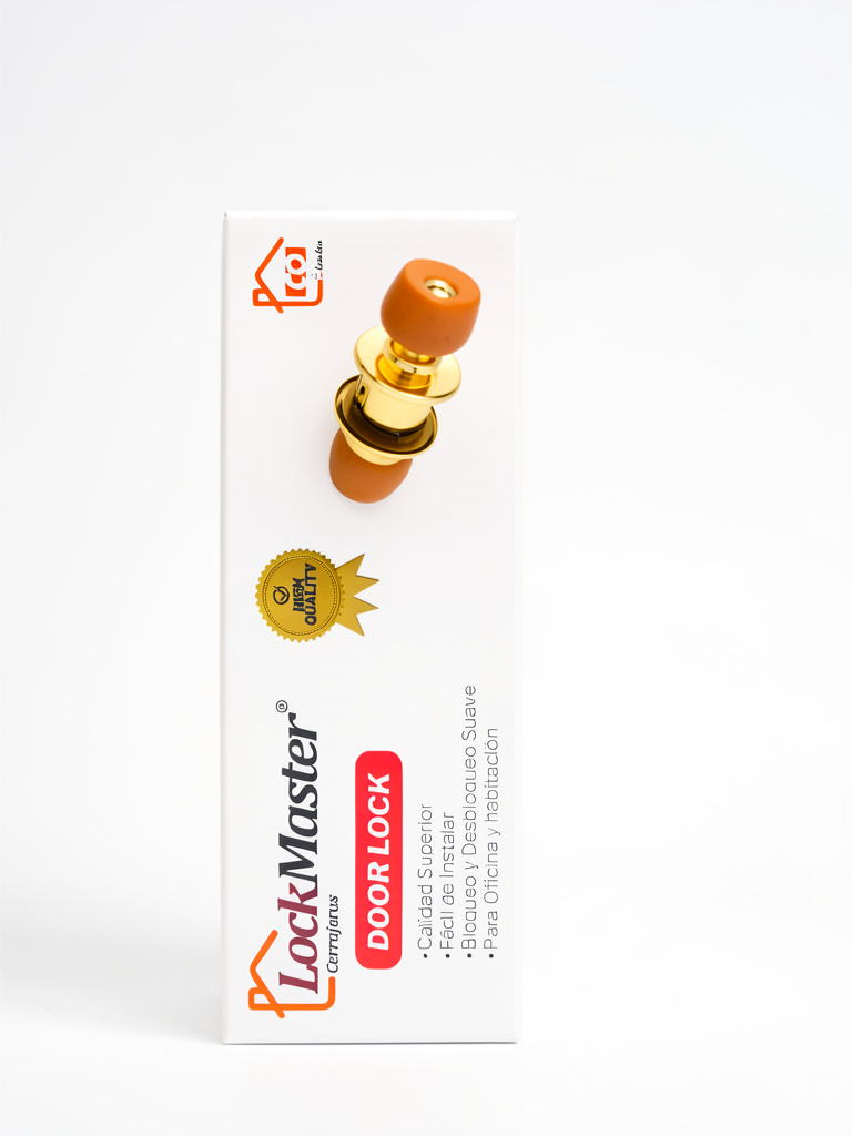 LockMaster Cerrojo dorado BL01