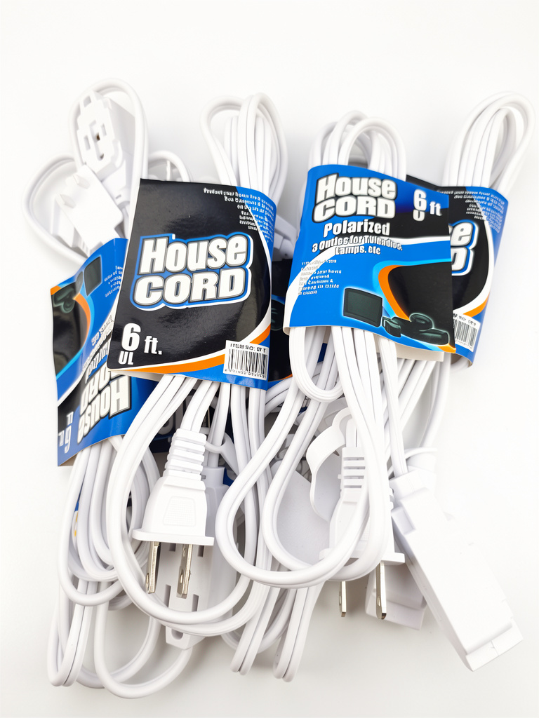 Estencion Cord blanco 6 ft