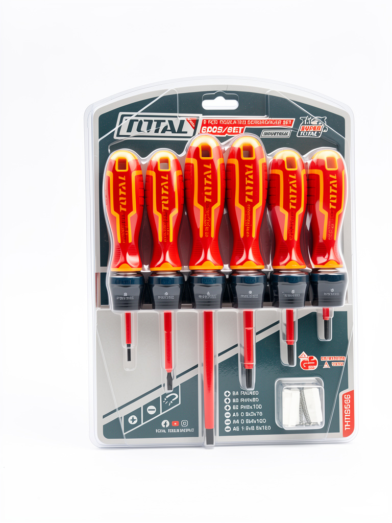 Total kit destornilladores aislados