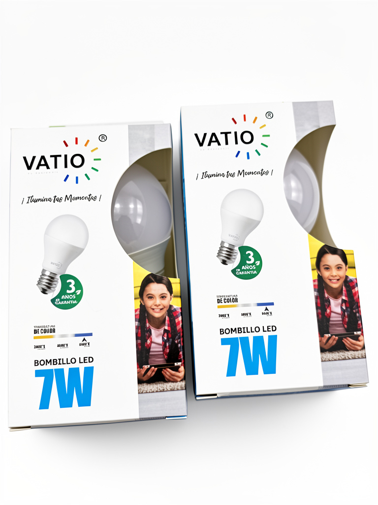 Vatio bombillo LED 7W