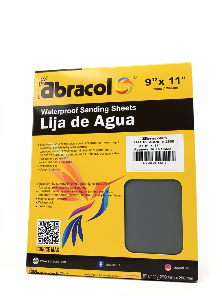 Abracol lija negra#2500